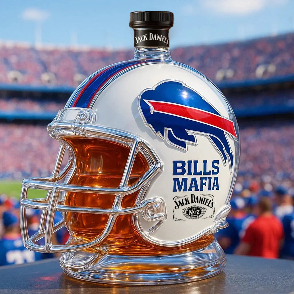 Buffalo Bills Helmet Whiskey Decanter
