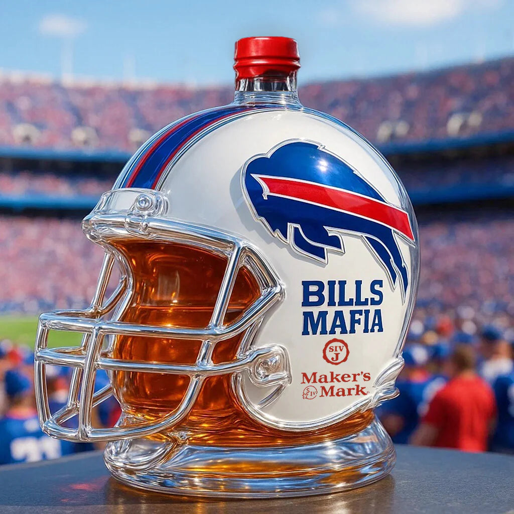 Buffalo Bills Helmet Whiskey Decanter
