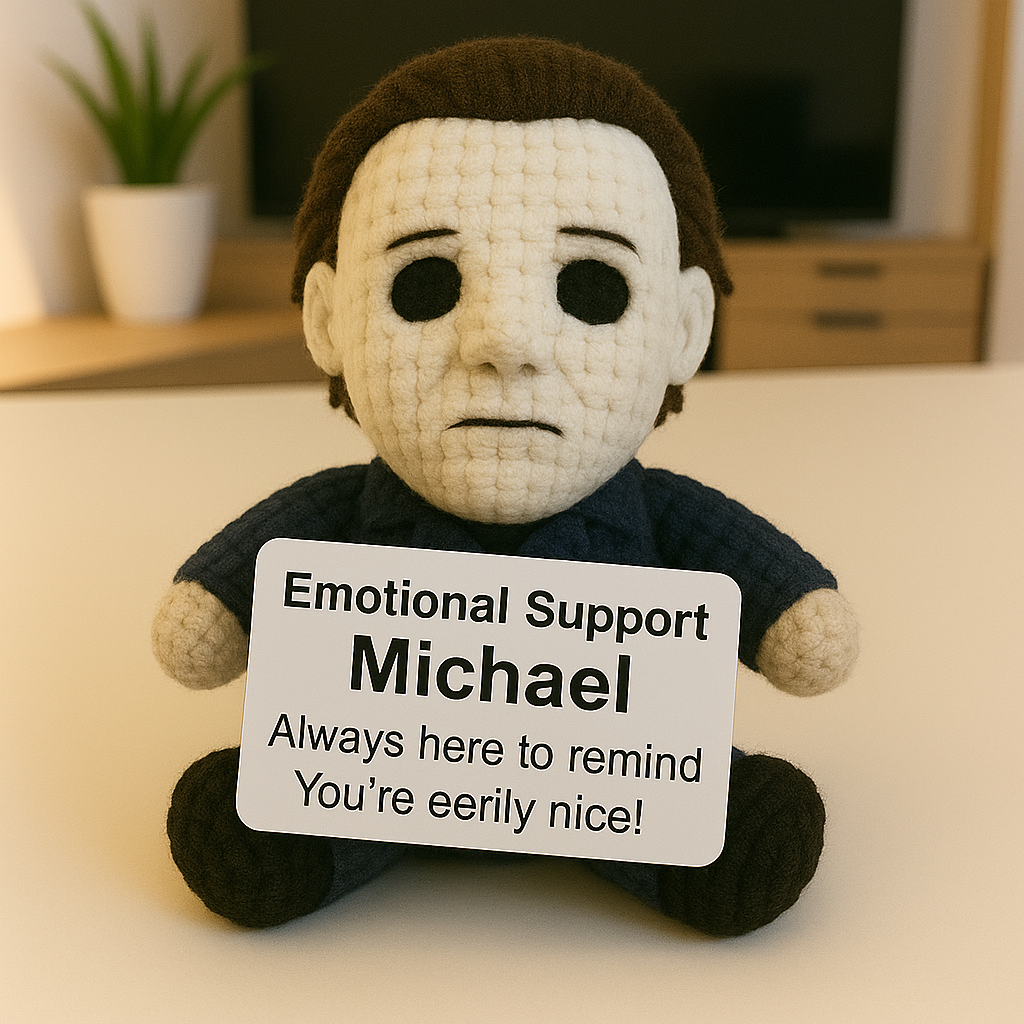 Emotional Support Ghostface Plush